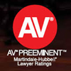 AV Preeminent rated by Martindale Hubbell