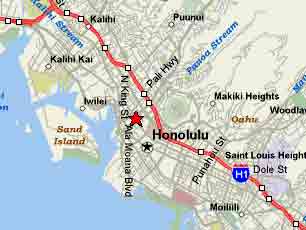 Honolulu Regional Area Map