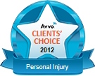 AVVO Clients' Choice Personal Injury Lawyer
